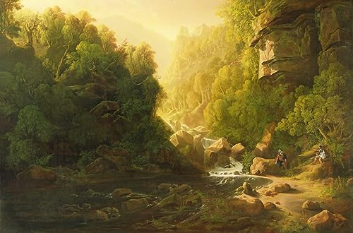 Impression prints toile peinture murale le Mountain Torrent de Danby 60x90cm