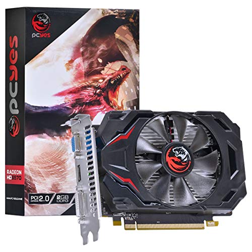Placa de Video AMD Radeon HD 6570 2Gb Ddr3 128 Bits - Pj657012802D3, PCYes, 30765