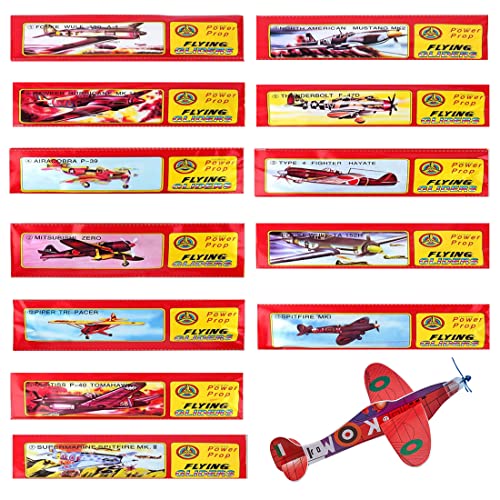HONGECB Pack De 12 Aviones Planeadores para Niños - Juguetes De Poliespan, Aviones De Juguete Jugar Al Aire Libre - Juguetes Planeadores para Niños para Diversión Interminable