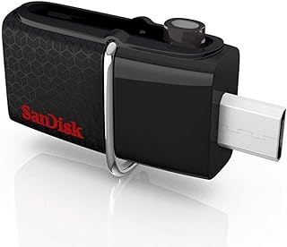 SanDisk 울트라 16GB USB 3.0 OTG 플래시 드라이브, 마이크로 USB 커넥터 포함, 안드로이드 모바일 기기용 - SDDD2-016G-G46