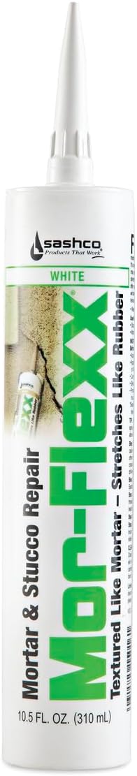 Mor-Flexx Textured Caulk, White,10.5 oz (Pack of 1)