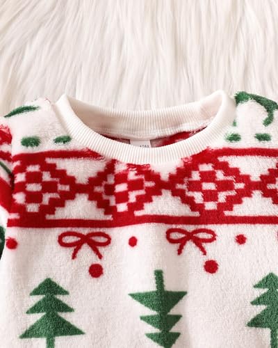 Image of Jecson Toddler Girl Clothes Baby Girl Fleece Hoodie Outfits Thick Thermal Winter Leggings 2Pcs Clothing Sets 6M-4T