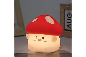 Cute Cordless Mini Mushroom Light - Perfect for Kids' Rooms