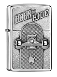 Zippo Sturmfeuerzeug - Skateboard - Nachfüllbar- Geschenkbox - Metall - Made in USA