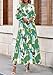 PRETTYGARDEN Womens 2025 Fall Fashion Clothing Boho Maxi Dresses Floral Long Sleeve Flowy Elegant Wedding Guest Holiday Dress (Green,X-Large)