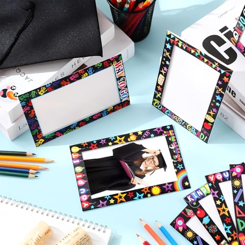 Image of AmazingSpark 50 Pack Kindergarten Graduation Picture Frames 2026 4 x 6 My First Preschool Graduation Picture Frame Gifts Cardboard Photo Display for Kids Boys Girls Students Son(Kindergarten)