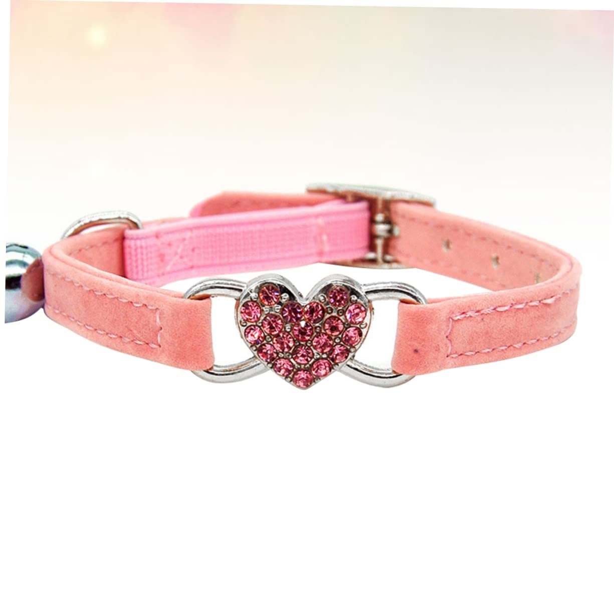 Beavorty Lot De 2 Colliers Élégants pour Chat avec Strass Et Clochette Réglables pour Chats Et Chatons