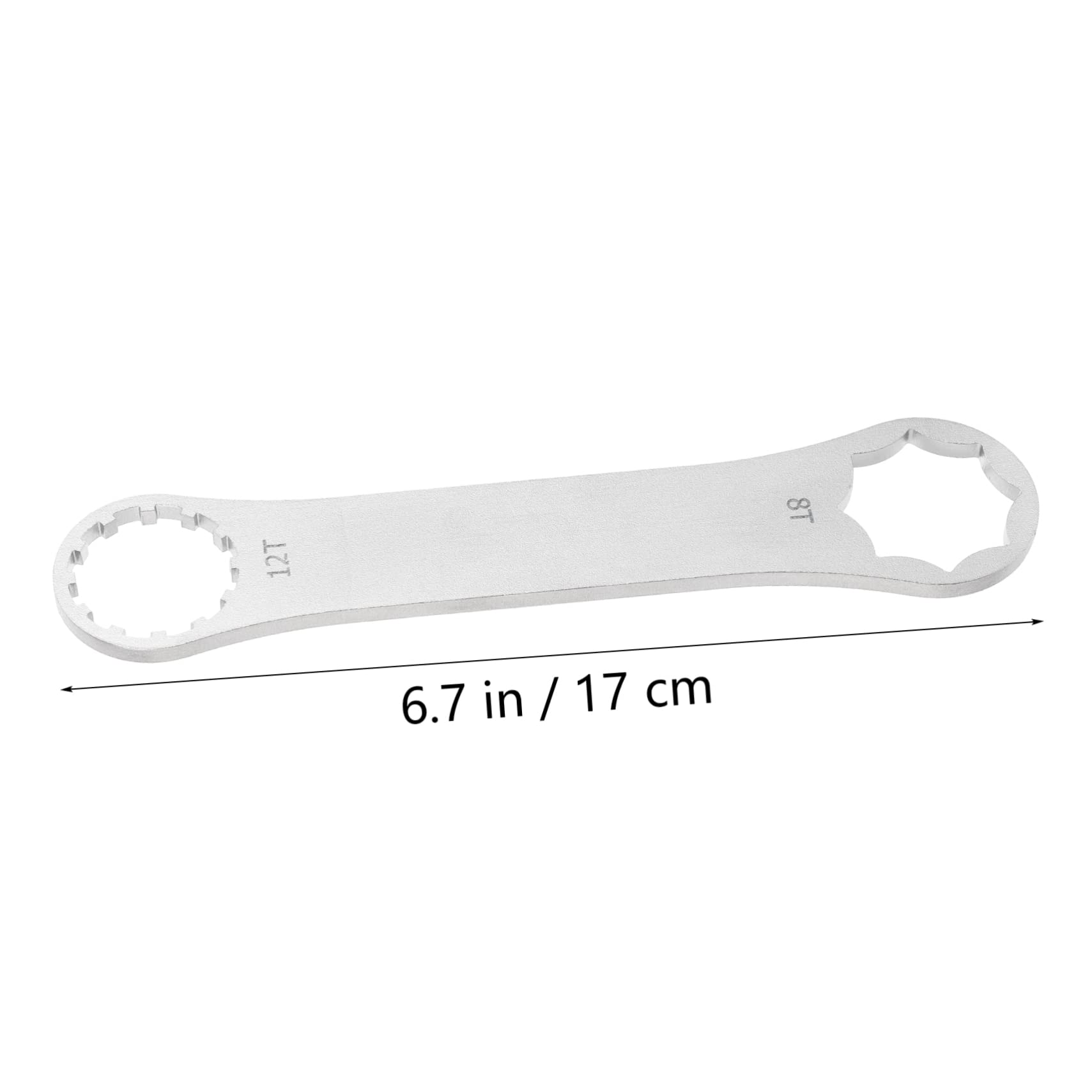 Gogogmee Bike Parts Front Fork Spanner 8t/12t Fork Removel Wrench Bike Tool for Cyclists