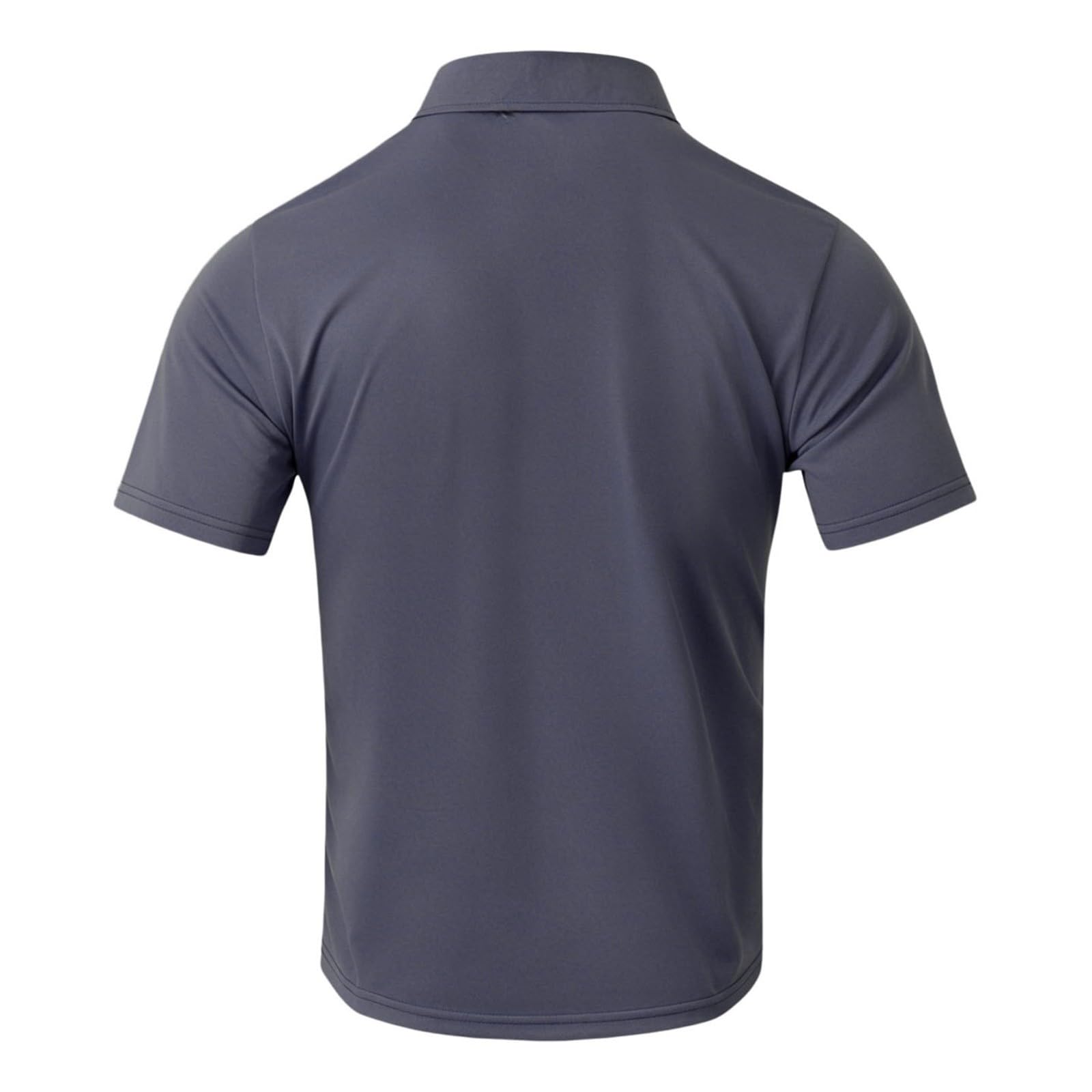 Polo Chemise Homme Lin Manches Courtes Ete Décontracté Tee Shirt Style Vacances à Cuba avec Bouton Chemise Col V Hommes Uni Chemisette de Vacances et Plage Fitness Tshirt