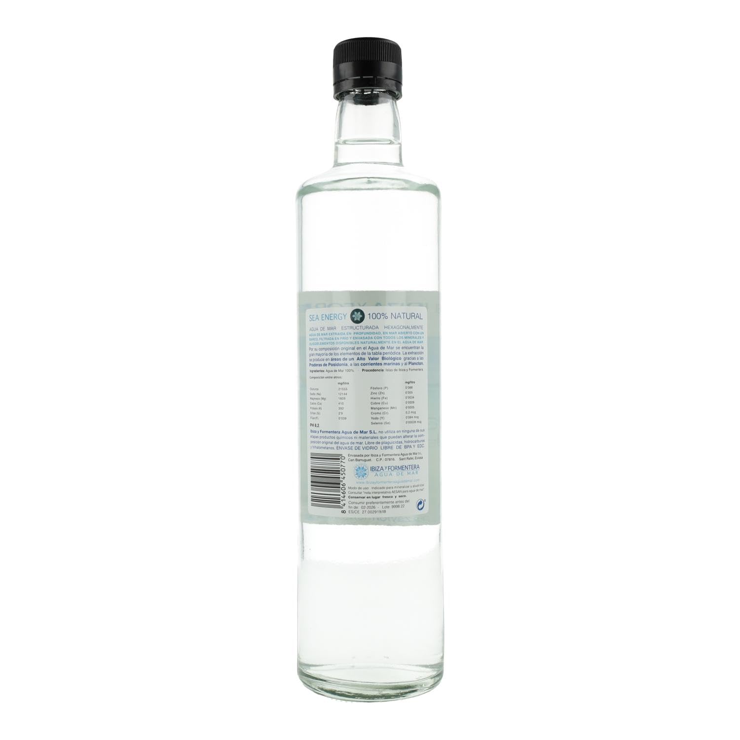 AGUA DE MAR HIPERTONICA 750ml.