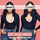 Klebe-BH Tape Unsichtbarer Bruststraffung Band Push Up Brust A-E Körbchen Klebeband für Brustheben Damen zum Selbermachen unsichtbarer BH Brustaufkleber Dessous Unisex 5 m x 5cm - Durchsichtig