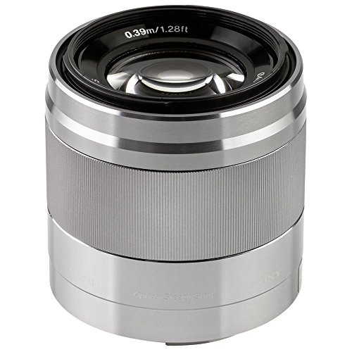 Sony SEL50F18 E Mount APS-C 50 mm F1.8 Prime Lens - Silver