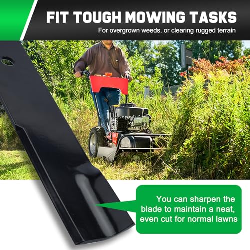 Image of Grasscool 793794 Blades Compatible with Hustler Raptor Fastrak Super Z SD SDX XD XDX 60 inch Zero Turn Riding Mower Replace for 794214 606253 794685 600901 603992 794230