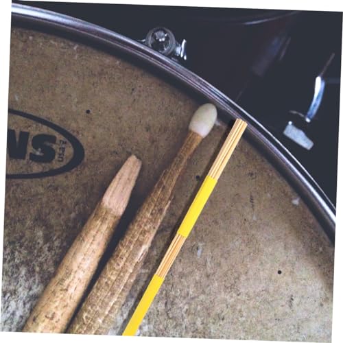 Set de Baquetas SHOWERORO Drum Brush Sticks de Madera para Jazz y Música Folk miniatura 3