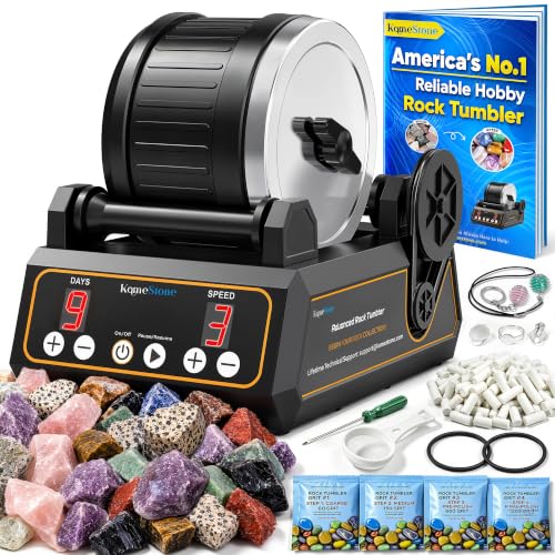 KomeStone K1 Quiet Rock Tumbler Kit for Adults, Kids...