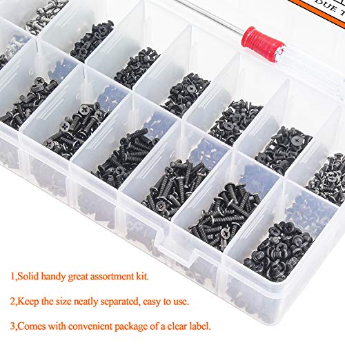 Helifouner 800 Pieces Laptop Notebook Computer Screw Replacement Repair Kit, Electronic Repair Screws For Ssd, Laptop Notebook Computer #TOP7