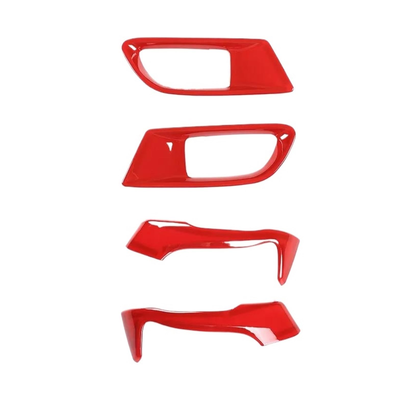 Fhcbutae Red Interior Car Handle For Subaru For Brz 2012-2020 Abs Car Interior Door Handle Cover Trim Frame Sticker(Red)