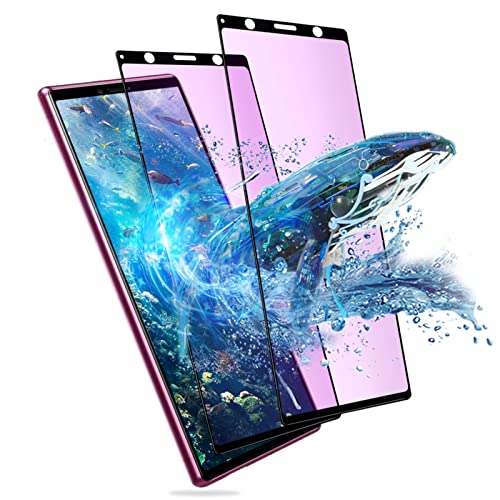 Xperia5 ガラス フィルム ブルーライト 全面吸着 エクスペリア5 保護ガラス 全面貼り付け SO-01M 強化 ガラスフィルム SOV41 保護 フィルム 全面粘着 えくすへ5 液晶 強化ガラスフィルム