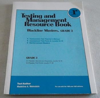 Paperback Testing and Management Resource Book Blackline Masters Grade 3 Book