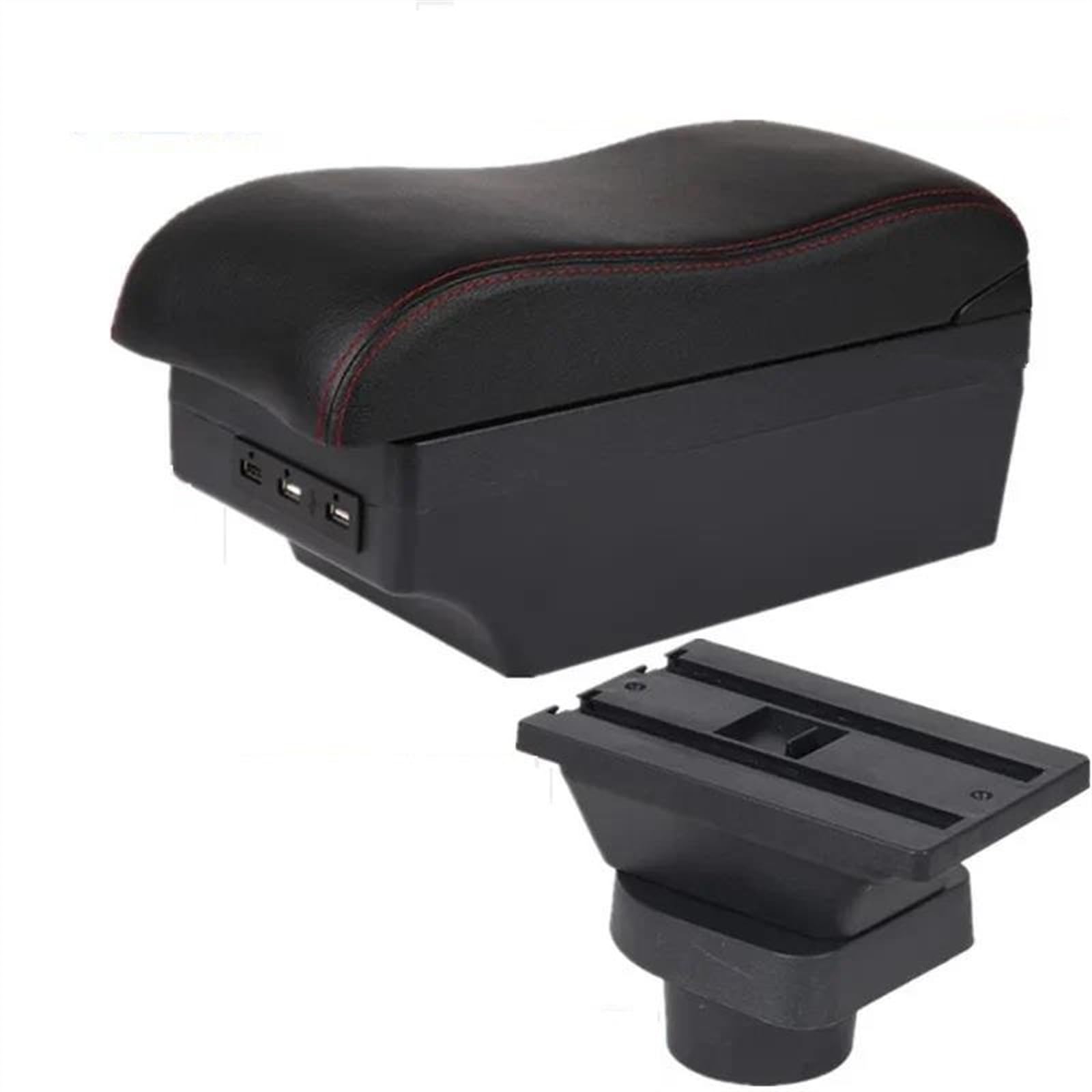 Noheeu C Red Line 7Usb Car Accessories Armrest Box 2020 2021 2022 2023 Interior Retrofit Usb For Corsa F