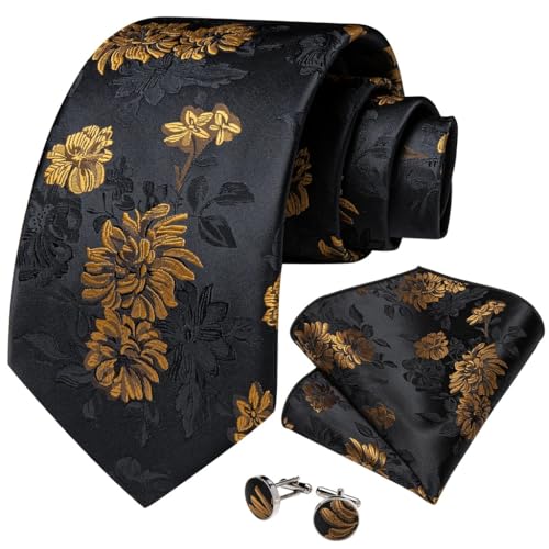Set de corbata ancha para hombre con accesorios