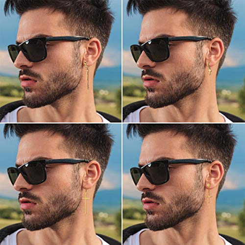 CUPIMATCH [11 Coppie] Orecchini da Donna Uomo a