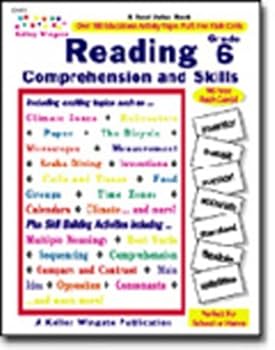Office Product Carson Dellosa Kelley Wingate Reading Comprehension Book with 96 Flash Cards Book