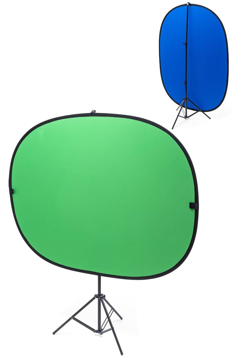 Amazon.co.jp: イーサプライ クロマキー 折りたたみ式 グリーンバック