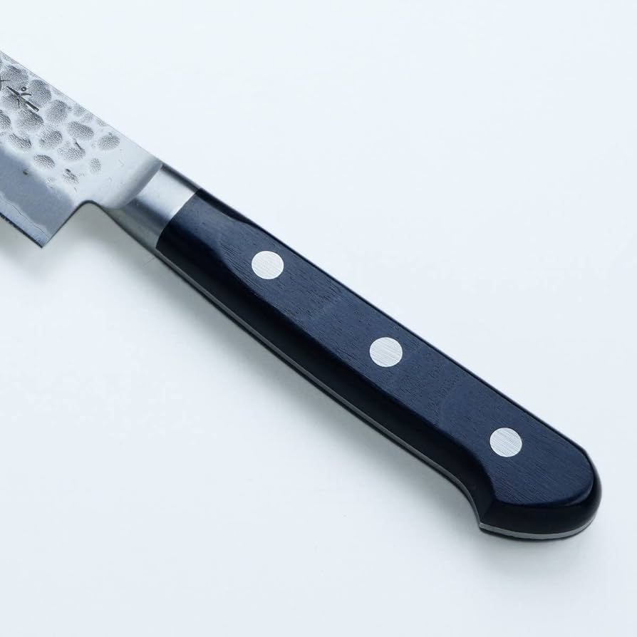 ペティナイフ 青二鋼 鎚目鍛造割込 135mm ペティナイフ 青二鋼 鎚目鍛造割込 135mm