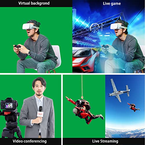 Veemoon Telón De Verde Croma De Decoración para Fotografía Accesorio De Escenografía - imagen 2