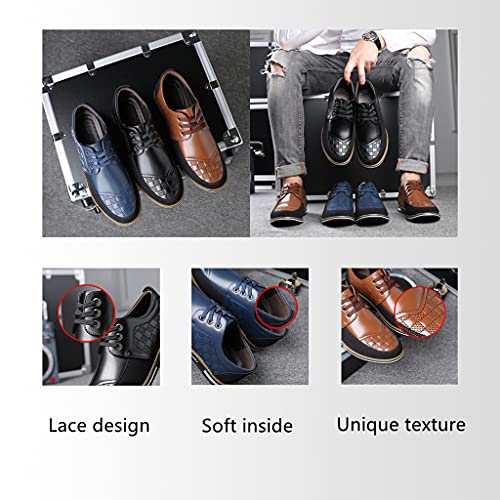 Veslesth Men's Casual Luxury Shoes Sneakers Loafers Comfort Walking Shoes Fashion Driving Shoes Leather Shoes for Male Business Work Office Dress Outdoor2