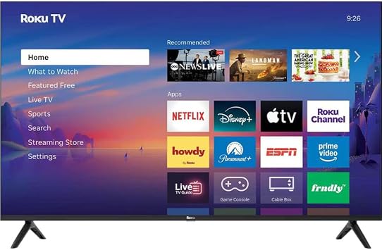 Roku 50 Select Series 4K QLED TV HDMI CPS Streaming Bundle 2026