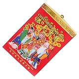 HYTROVE 年馬年越南伝統手撕カレンダー 厚手耐久紙使用 節気 旧暦表示付き 壁掛けプランナー ホームオフィス用縁起装飾