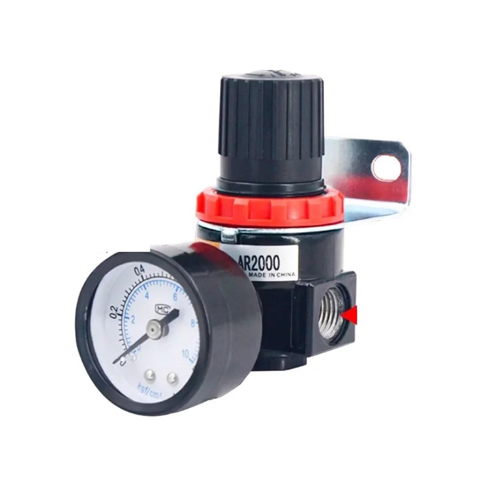 Régulateur AR2000 1/4 BSP pour outils pneumatiques et circuits d'air de 4 à 12mm