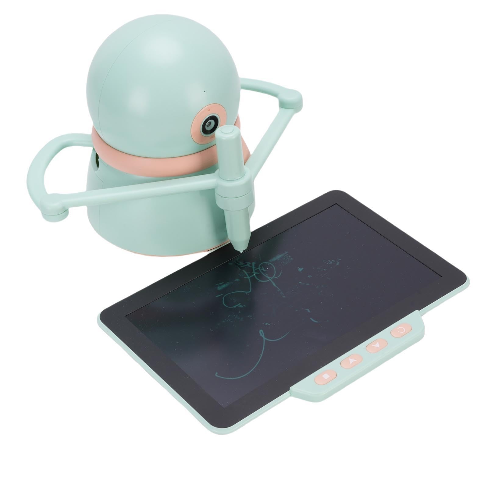 Inteligentny Robot do Rysowania, Interaktywna Zabawka Edukacyjna dla Dzieci, Robot do Rysowania z 4 Kartami, Pomoc w Nauce Artystycznej dla Dzieci