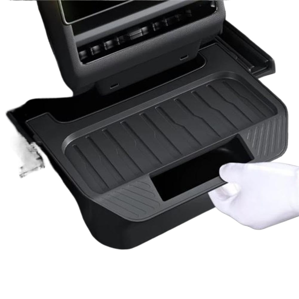 XSktBPwue Center Console Bins Compatible With Model Y Juniper 2025 2026 Rear Seat Storage Box Organizer Backseat Trash Can