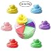 Dorothyworld 2018 Newest Random Unicorn Fairy 6 Color Fluffy Slime,Super Soft and Non-Sticky(1pack Foam Ball+1pcs Unicorn) 8oz