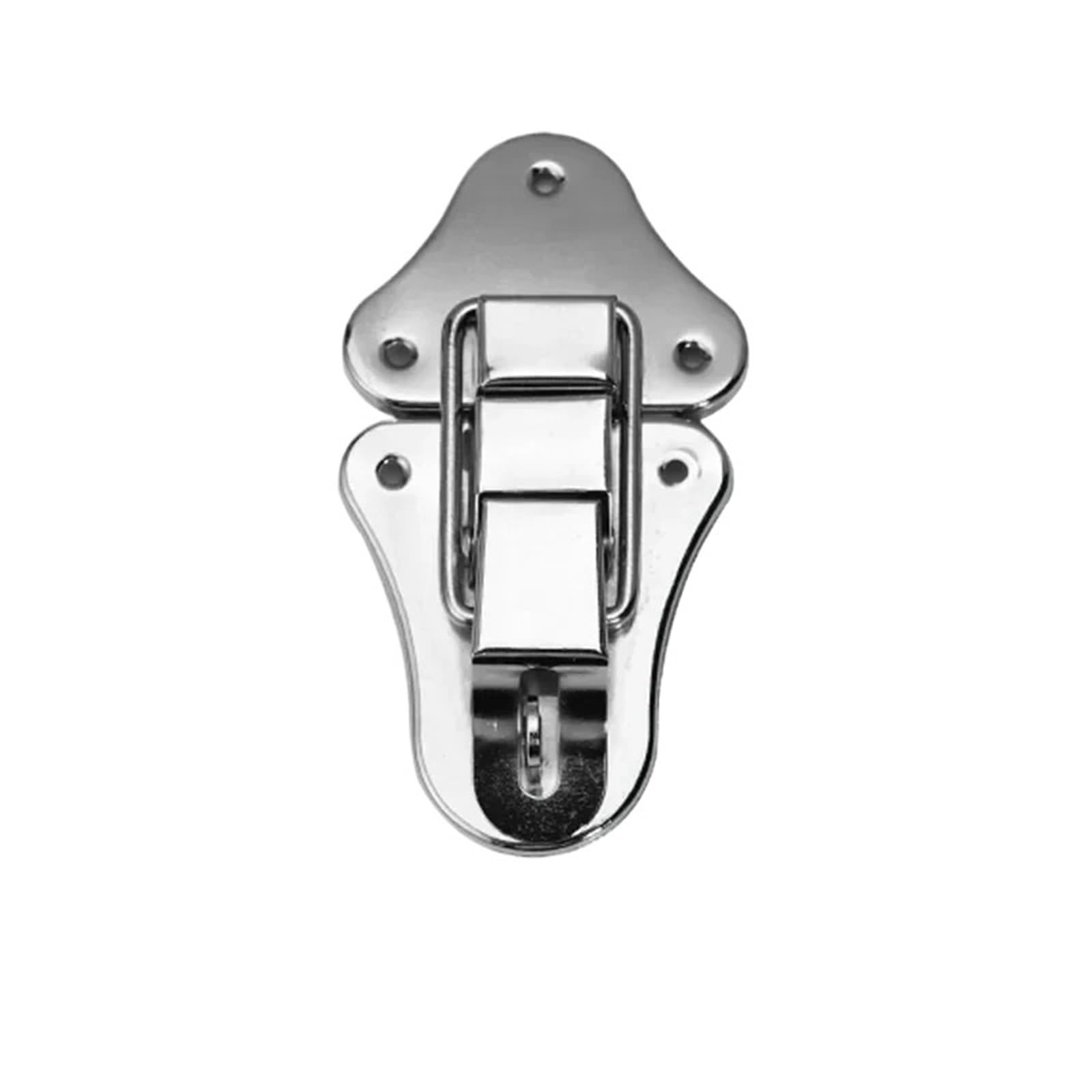 Wonjoxel 781-Silver Antique Hasp Latch Hook And Hinge 10Pcs Retro Wooden Box Catch Clasp Hasp Latch Lock Jewelry Box Hinges Hasp Furniture Hardware Accessories Jewelry Box Tool Chest(781-Silver)