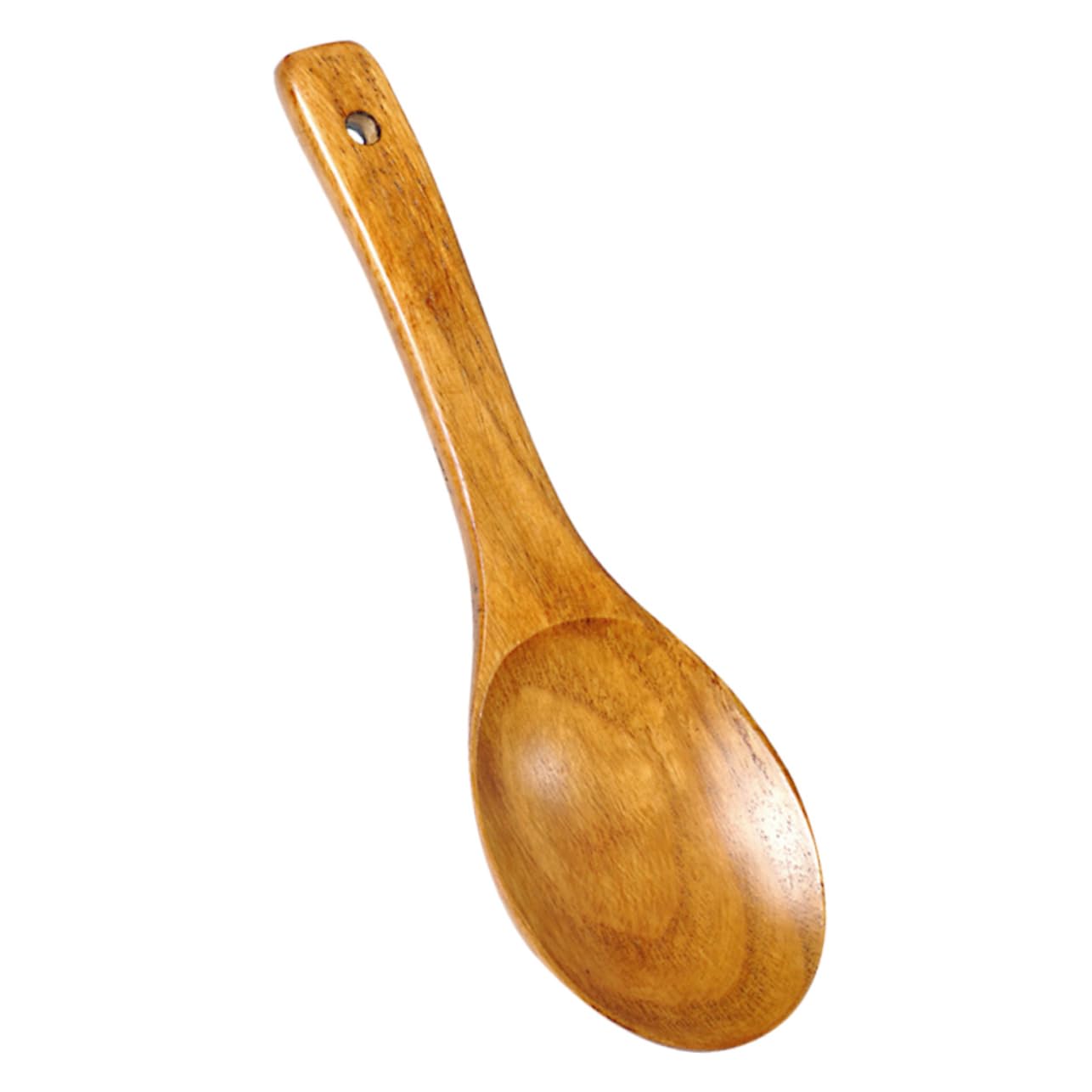 GRIRIW Rice Shovel Non-stick Spoon Serving Spoons Rice Serving Spoon Ramen Soup Spoon Rice Cooker Scoop Non Stick Rice Paddle Rice Paddle Spoon Kitchen Ladle Ramen Spoon Brown Ke Mu