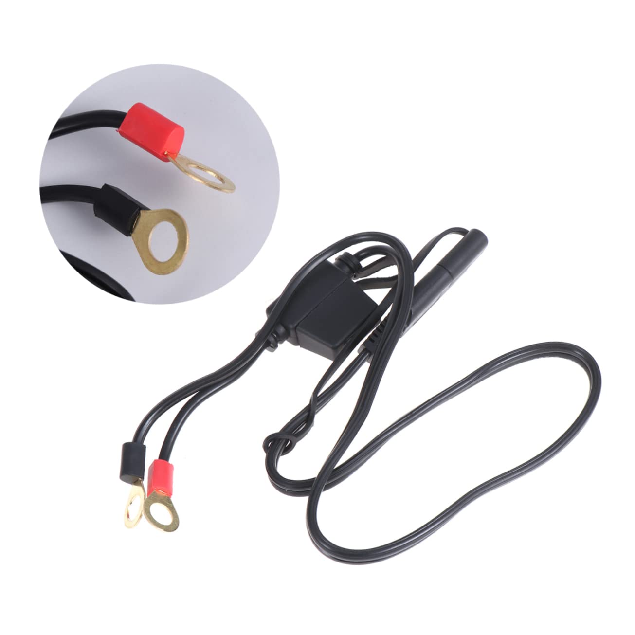 CIYODO Power Cable Motorcycle 12v Battery Charger Lightweight Portable for Home Outdoor Use