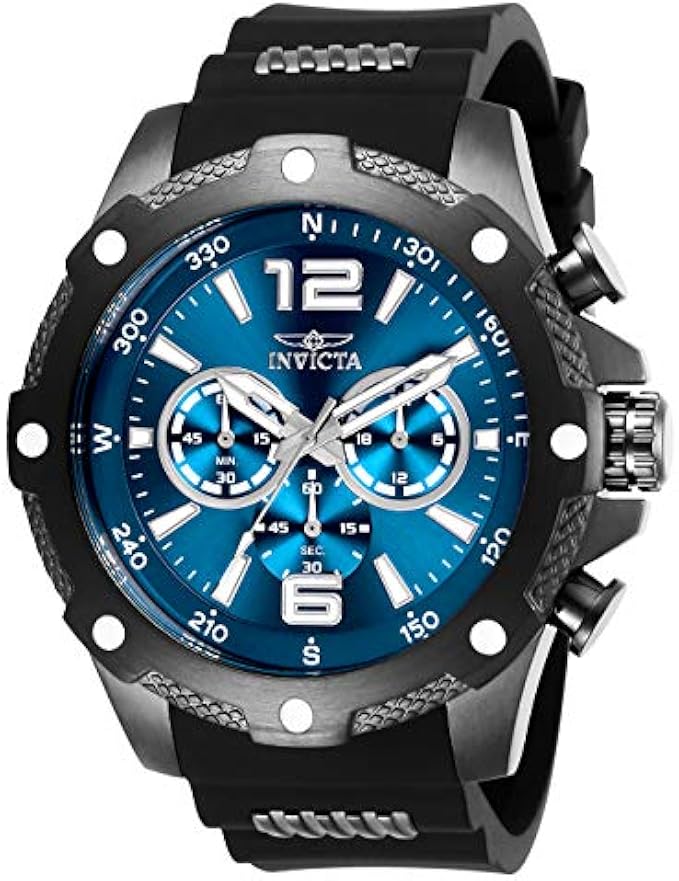 Invicta Mens I-Force Quartz Watch, Black, 27272