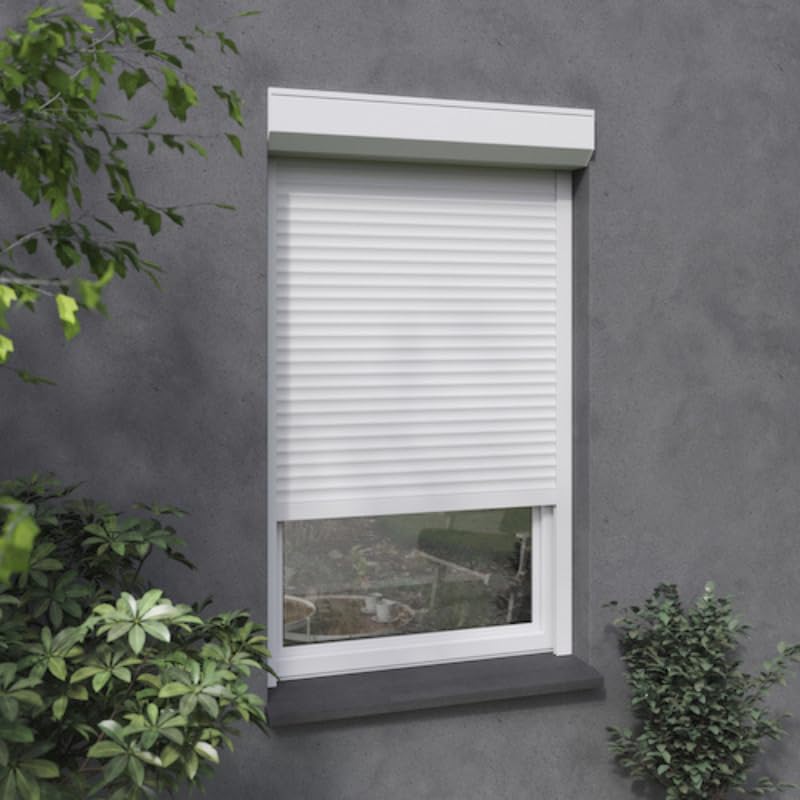 VOLET Roulant ALU, Moteur Filaire, H 120 x L120 cm pour FENETRE