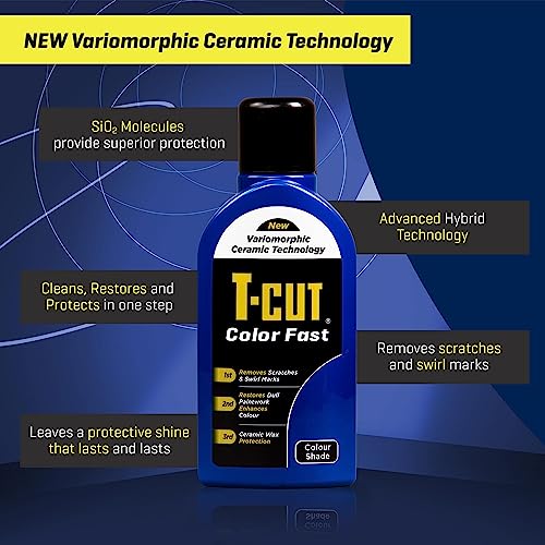 Removedor de Rayones T-Cut Color Fast Azul Oscuro 17 Oz con Aplicador de Microfibra miniatura 3