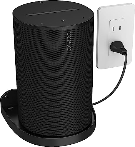 Support mural pour Sonos Era 100 avec passe-câble discret noir lot de 2