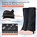 OrrinSports Gators for Hiking Boots with Upgraded Zipper Gaiters for Hiking Snow Waterproof Lightweight Leg Gaiters for Men Women Medium