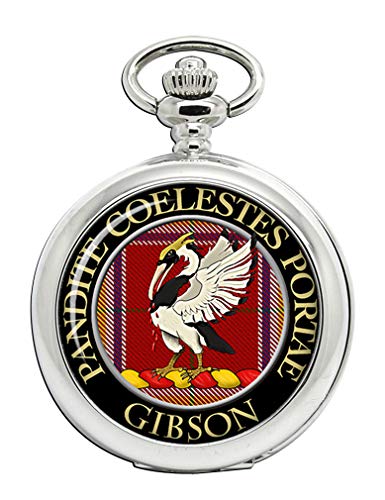Preisvergleich Produktbild Gibson Taschenuhr mit schottischem Clan-Wappen