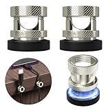 Maveek Metal Magnetic Cord Holder, Magnet Cable Clips Stainless Steel Adjustable Cord Organizers for Desk Nightstand Car Office Charging Wires USB C Laptop Earphone Audio Cords (4 Pack)