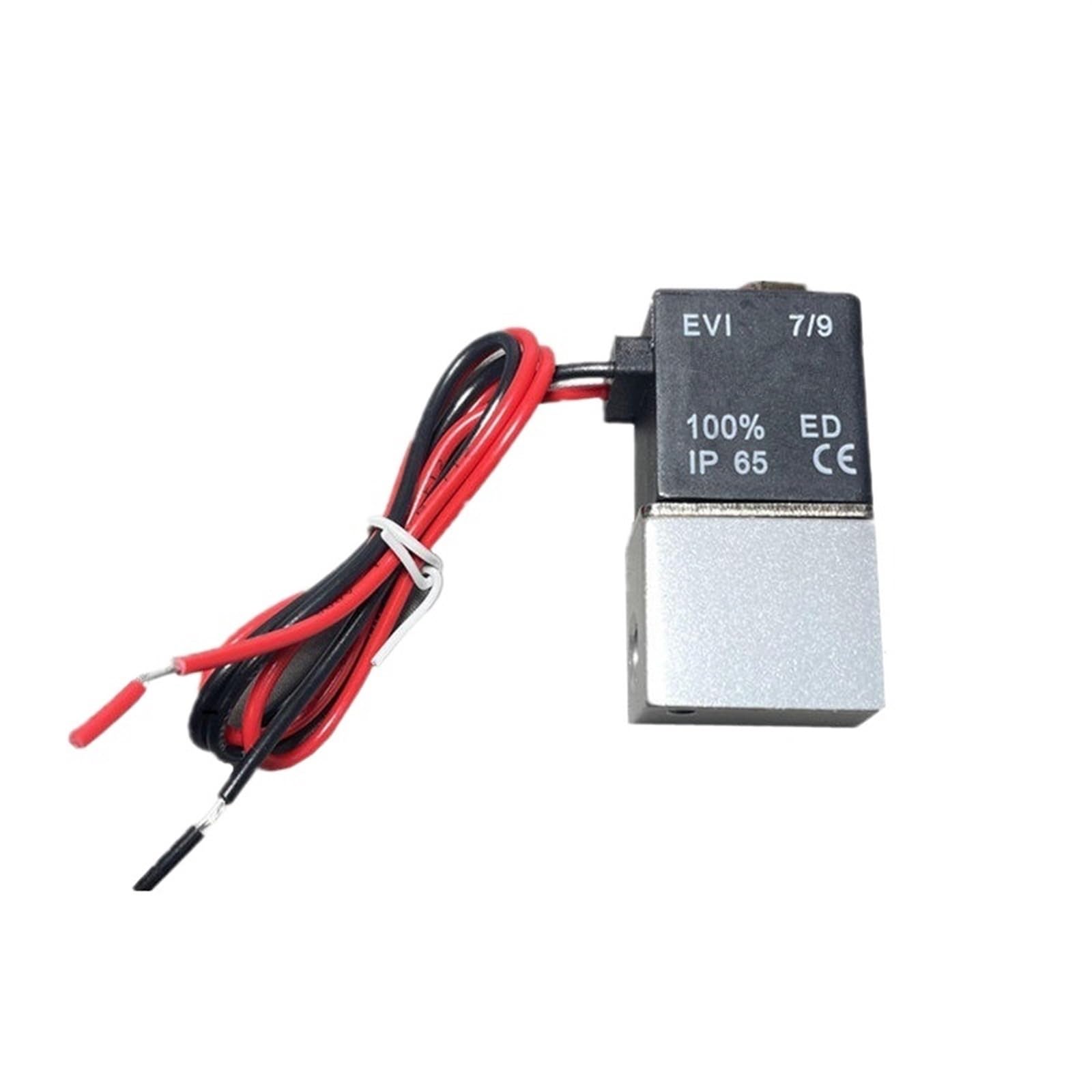 Valve compresseur pneumatique 1/4 normalement fermée 220V pour circuit air eau et huile