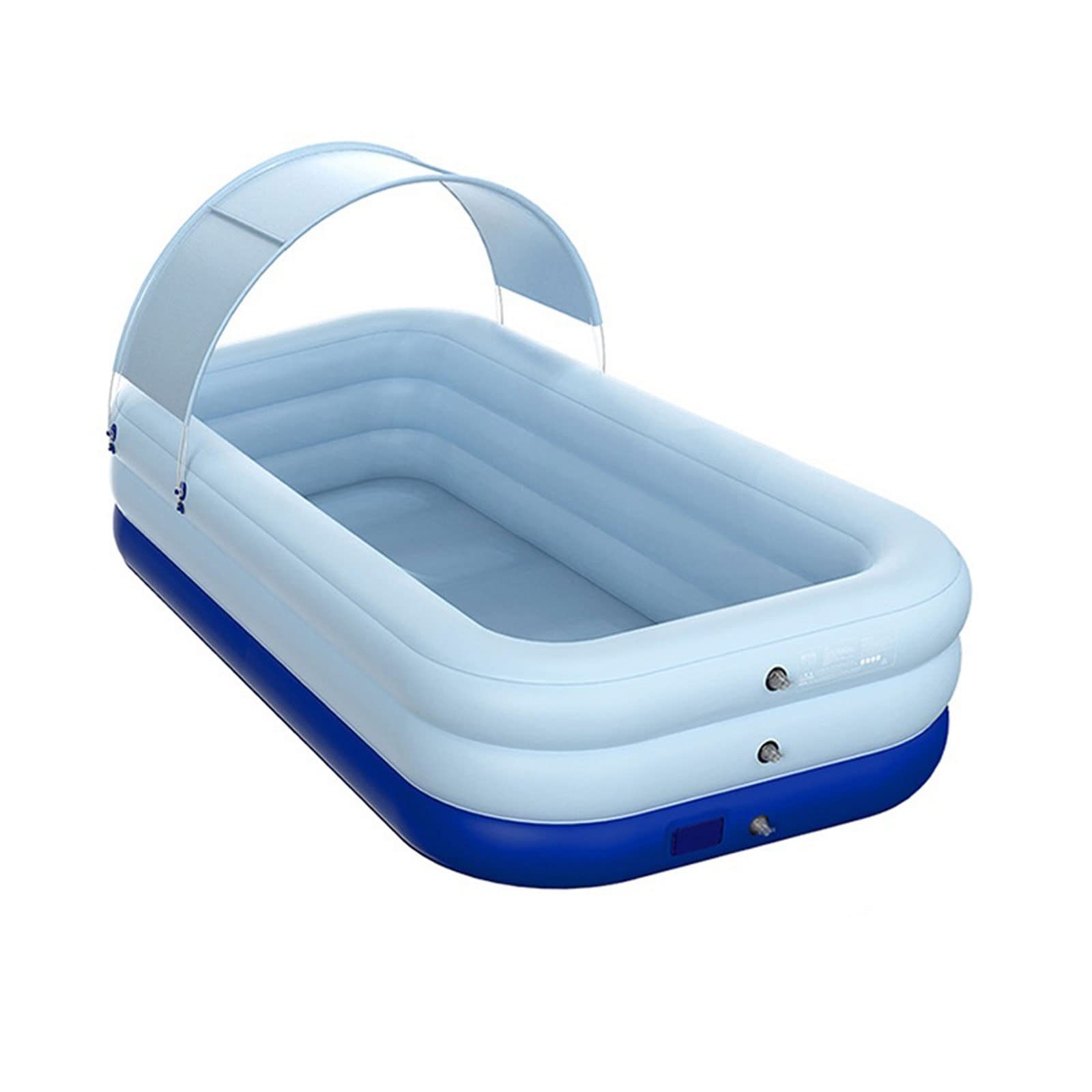 Suuim Piscinas Infantiles Grandes Piscinas extraíbles para la Familia Piscina Inflable automática de 3 Capas para baño de PVC Ocean Ball (tamaño: L) (un Color L)