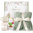 Geschenke für Frauen,Weihnachten Geschenkset für frauen,Gute Besserung Geschenke,Postive Geschenkkorb Freundin With Kuscheldeck,Beste Freundin Geschenk,Rituals Geschenkset Frau,Mama,Schwester